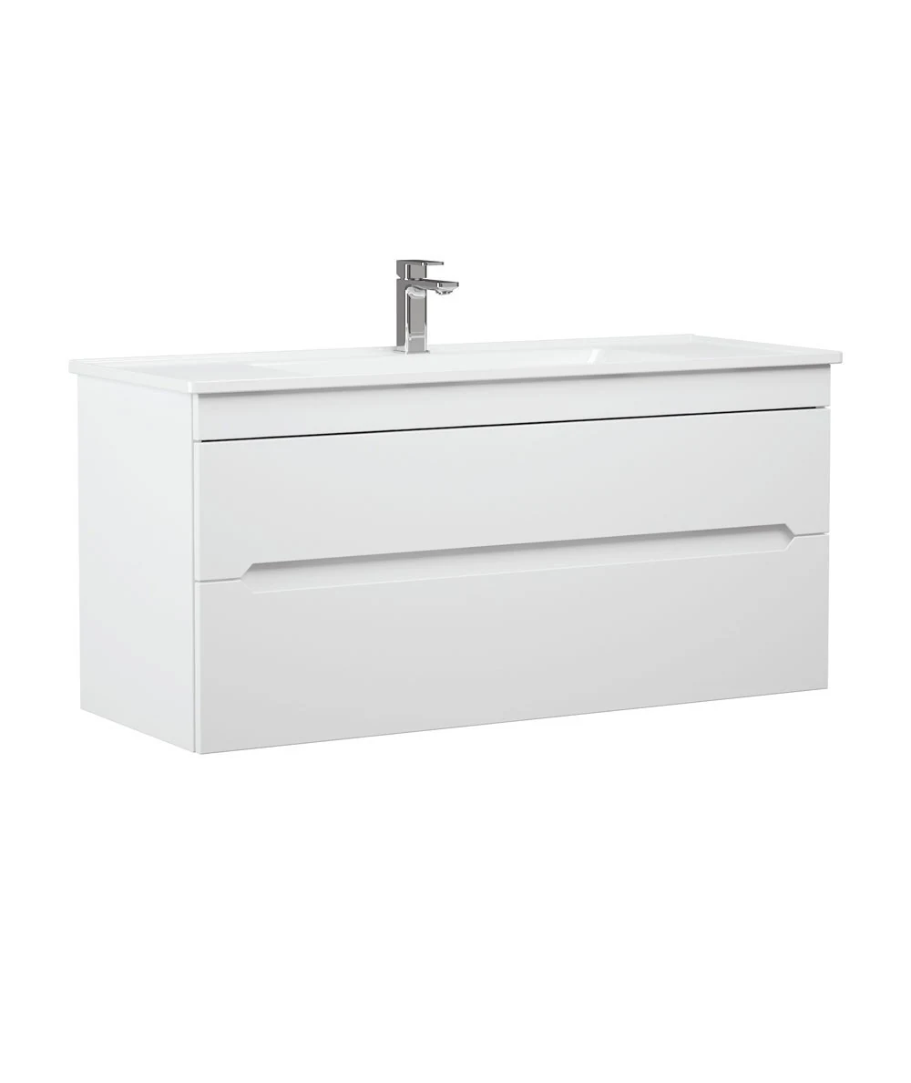 Orka Varna 100 CM Banyo Dolabı Takımı Mat Beyaz