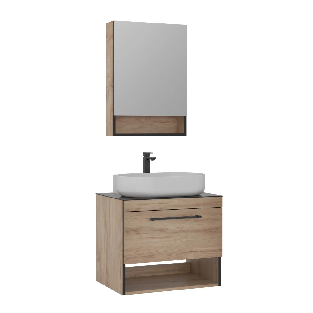 Orka Knidos 70 CM Banyo Dolabı Takımı Legnano