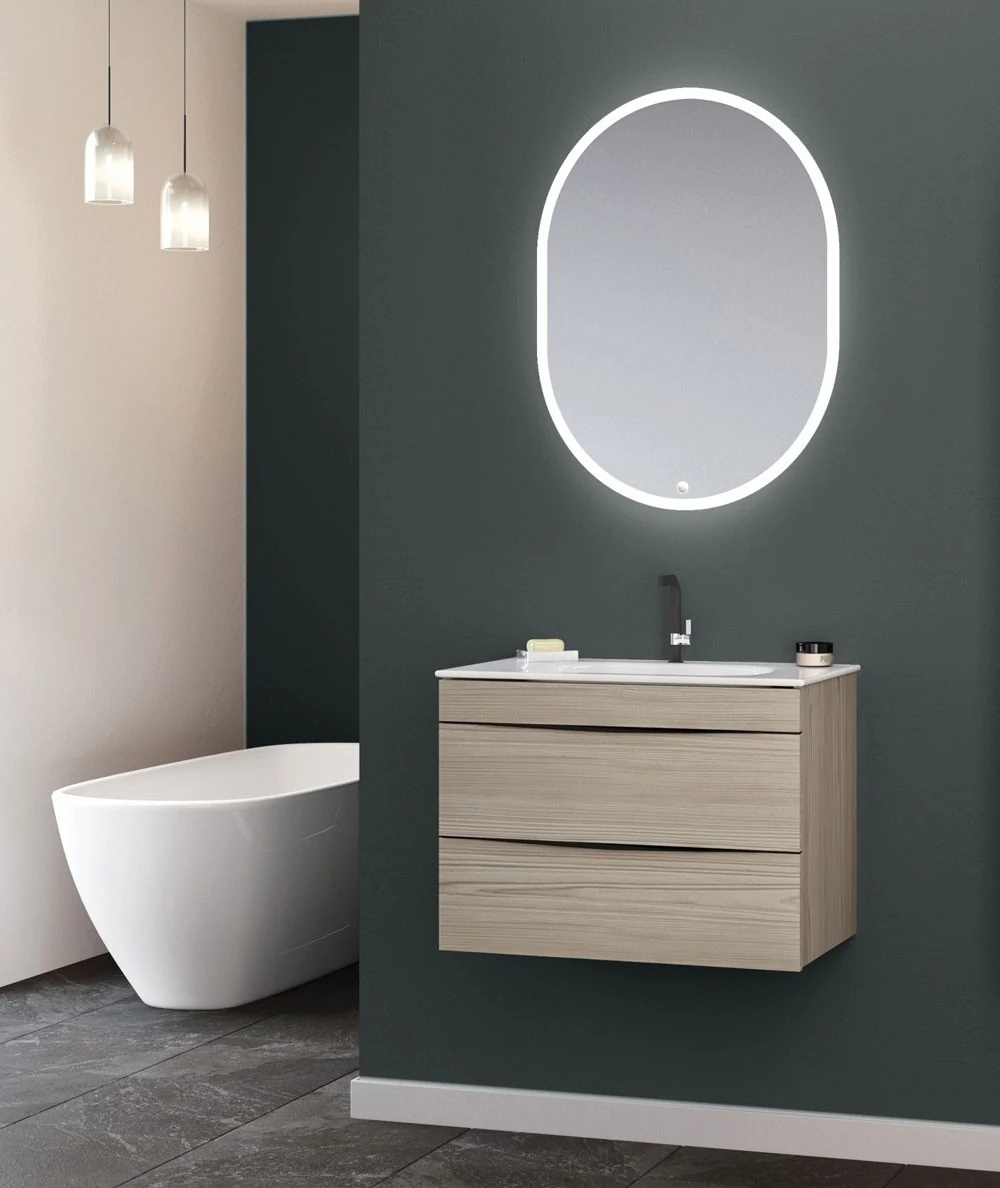 Orka Vento 60 CM Banyo Dolabı Takımı + Boy Dolabı Dahil Dublin