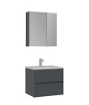 Orka Side 65 CM Çekmeceli Banyo Dolabı Takım Antrasit