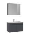 Orka Side 85 CM Kapaklı Banyo Dolabı Takım