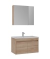 Orka Side 85 CM Kapaklı Banyo Dolabı Takım