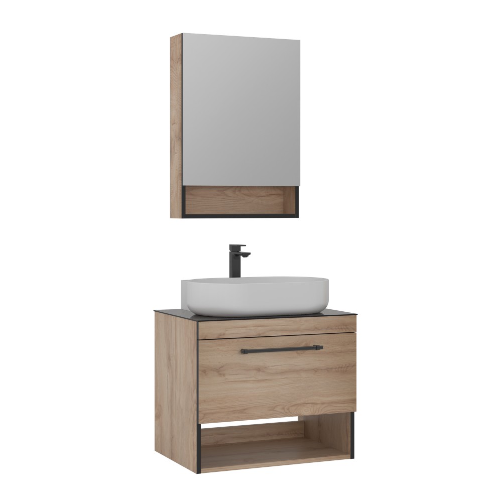 Orka Knidos 70 CM Banyo Dolabı Takım (Boy Dolabı Hariç)  