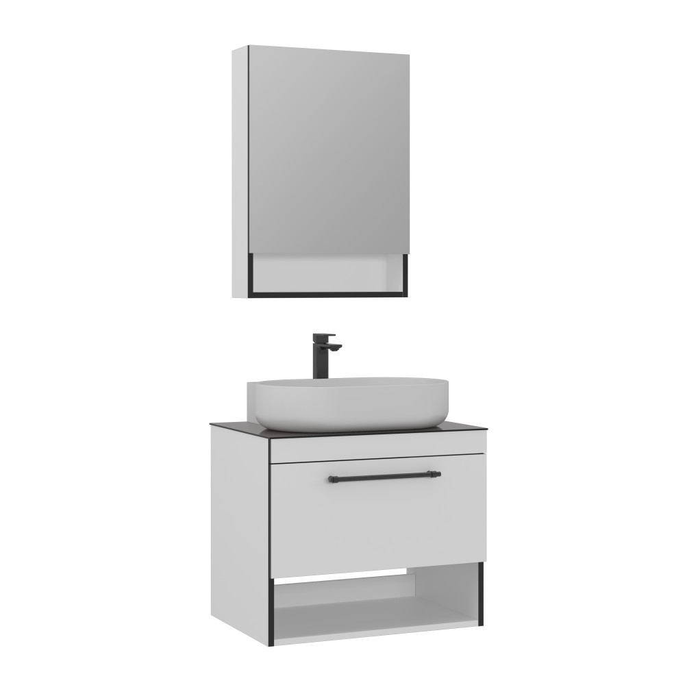 Orka Knidos 70 CM Banyo Dolabı Takım (Boy Dolabı Hariç)  