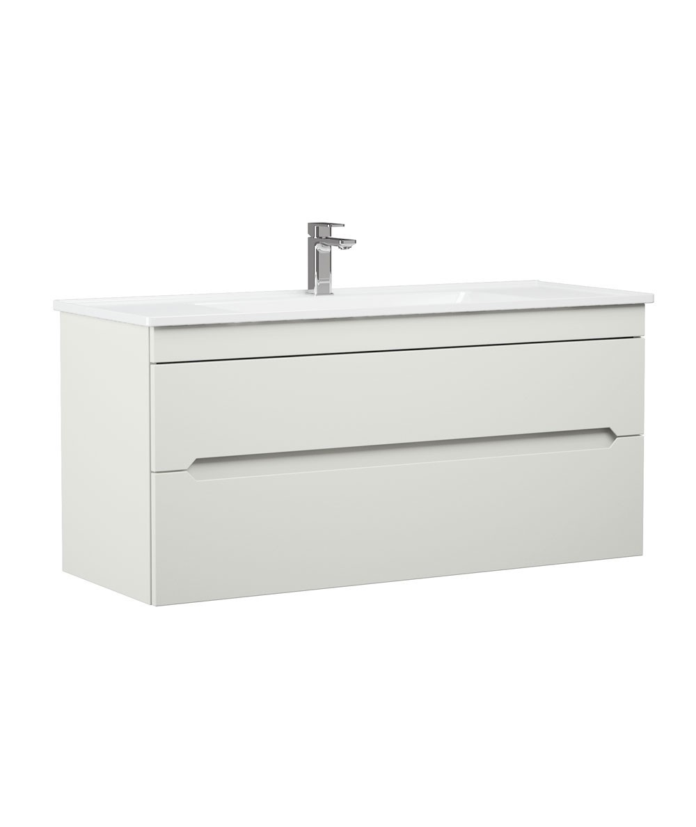 Orka Varna 120 CM Banyo Dolabı Takımı Mat Kaşmir