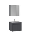Orka Side 65 CM Kapaklı Banyo Dolabı Takım  Antrasit