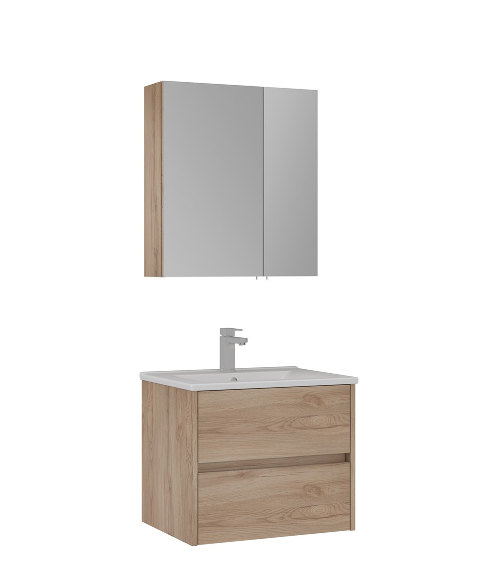Orka Side 65 CM Çekmeceli Banyo Dolabı Takım Legnano