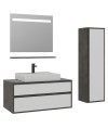 Orka Verona 100 cm Banyo Dolabı Takımı + Boy Dolabı