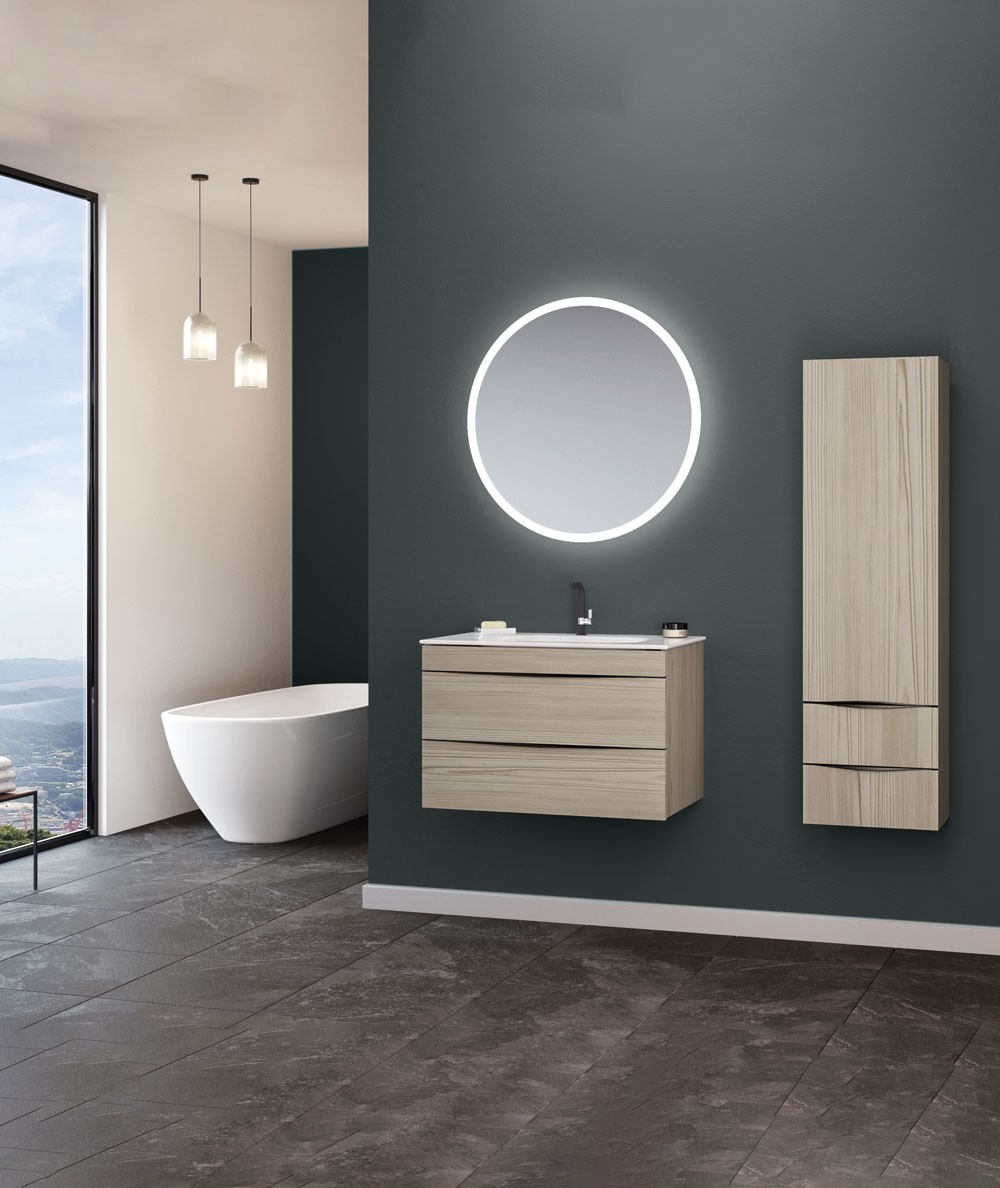 Orka Vento 100 CM Banyo Dolabı Takımı + Boy Dolabı Dahil